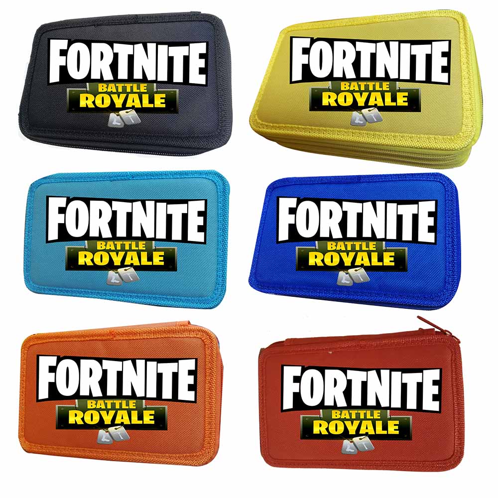 Fortnite Era Astuccio 3 zip portacolori Vuoto Colore Casuale