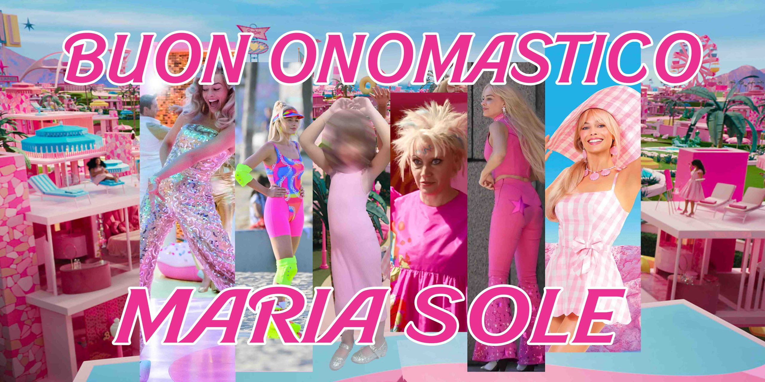 Barbie and friends Poster Compleanno 100x 200 Cm
