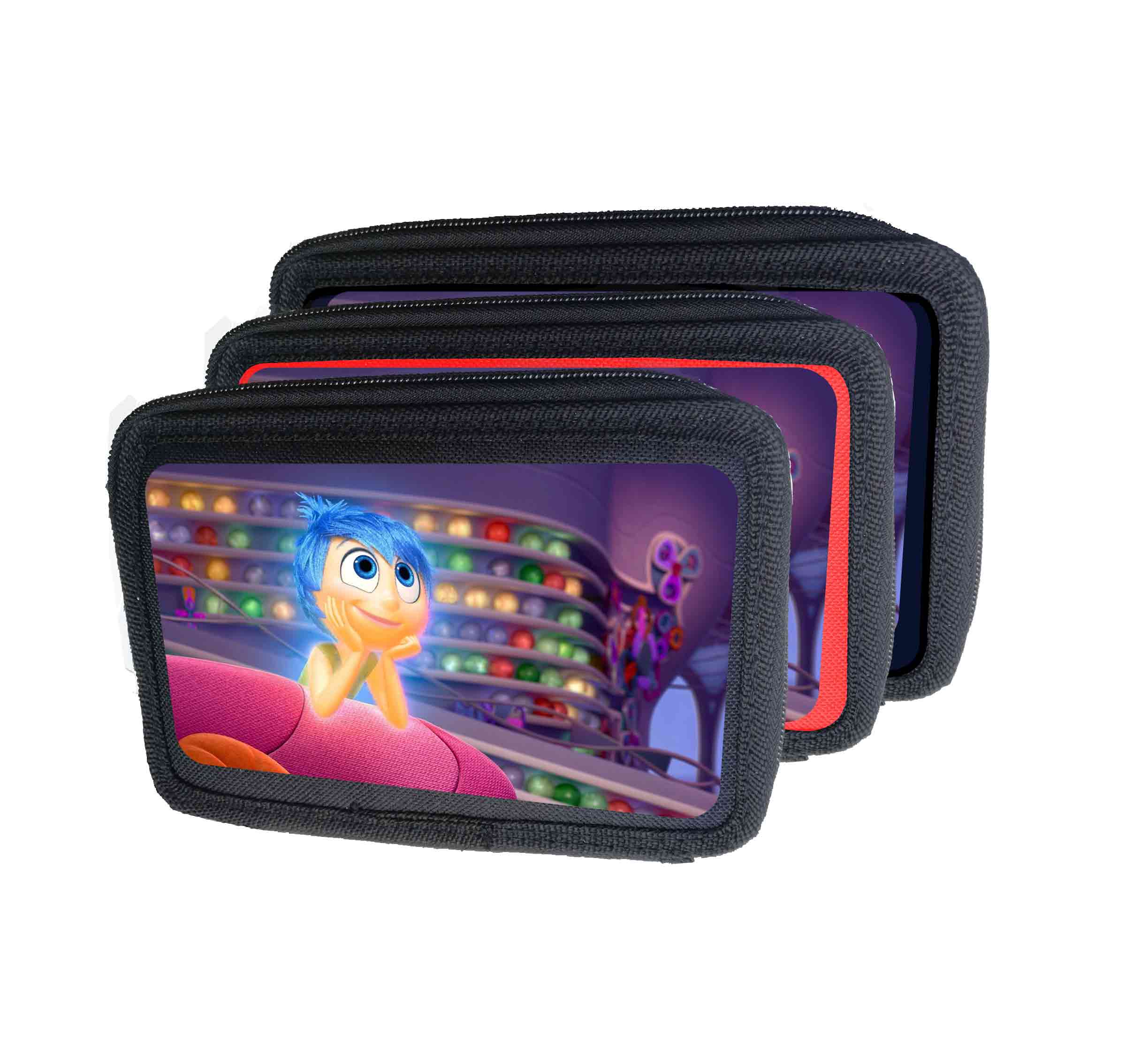 Astuccio scuola 3 zip Rabbia Vuoto Colore Casuale