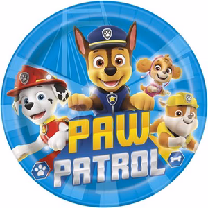 Paw Patrol Party Supplies Piatti per festa compleanno 8 pezzi Paw Patrol Party Supplies